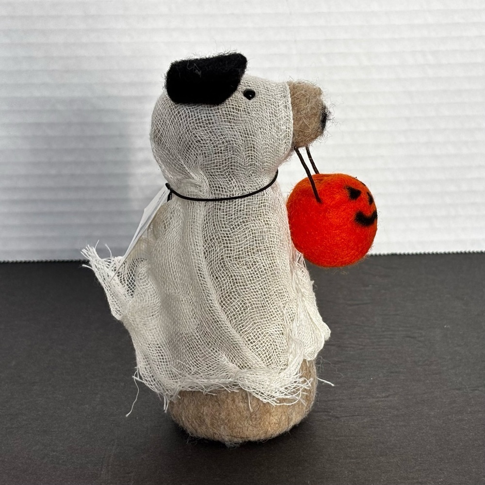 Anthropologie Spooky Ghost Trick-or-Treat Puppy New - Picture 5 of 9